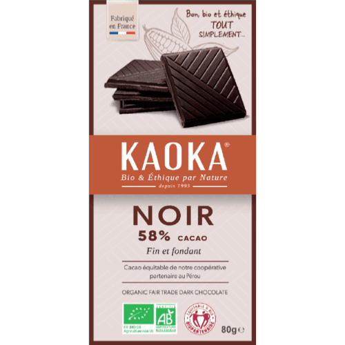 Einfach Noir 58%, Kaoka, 80 g