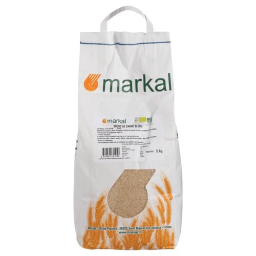 Sucre de canne blond, Markal, 5 kg*