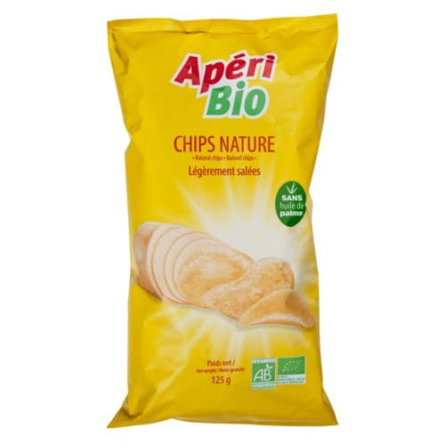 Chips nature, Apéri Bio, 125 g*