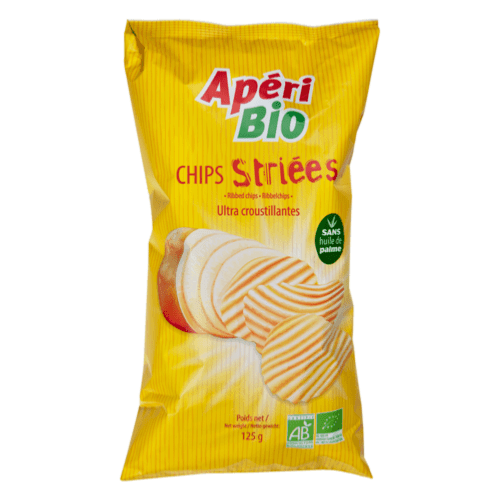 Geriffelte Chips, Apéri BIO, 125 g
