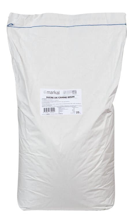 Brauner Rohrzucker, Markal, 25 kg