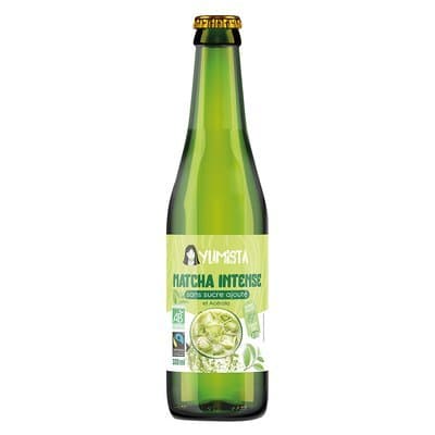 Matcha intensiv ohne Zuckerzusatz, Yumista, 33 cl*