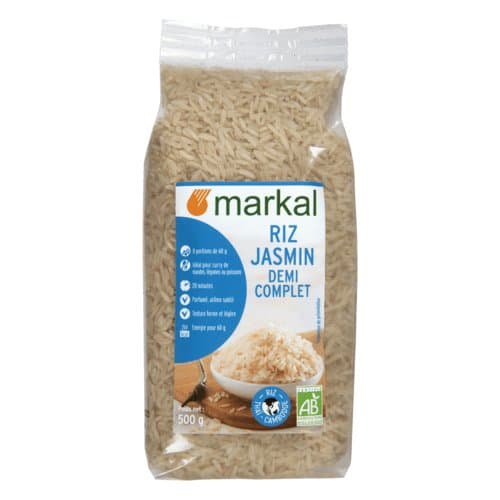 Halbvollkorn Jasminreis, Markal, 500 g*