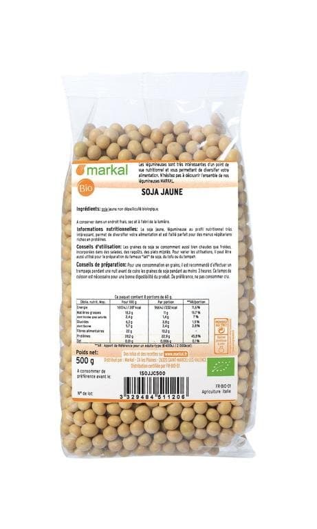 Soja jaune, Markal, 500 g*