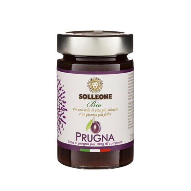 Pâte À Tartiner De Prunes, Solleone BIO, 220 g*