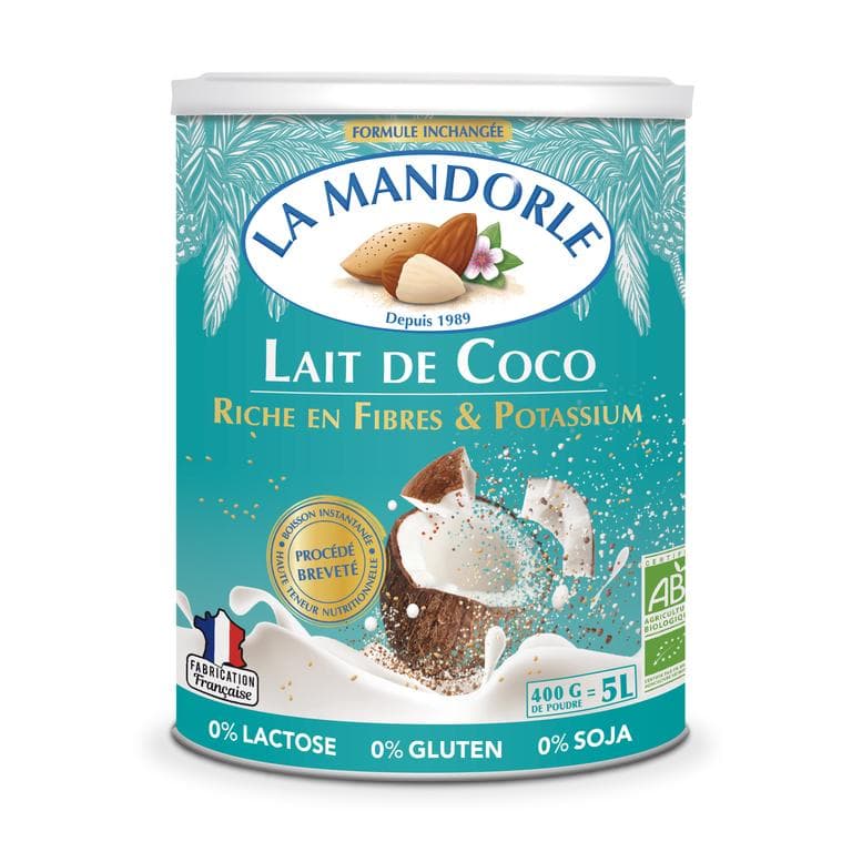 Lait De Coco En Poudre, La Mandorle, 400 g*