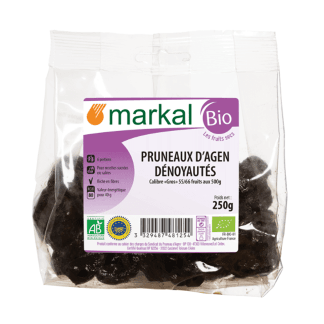 Halbgetrocknete Entsteinte Agen-Pflaumen, Markal, 250 g*