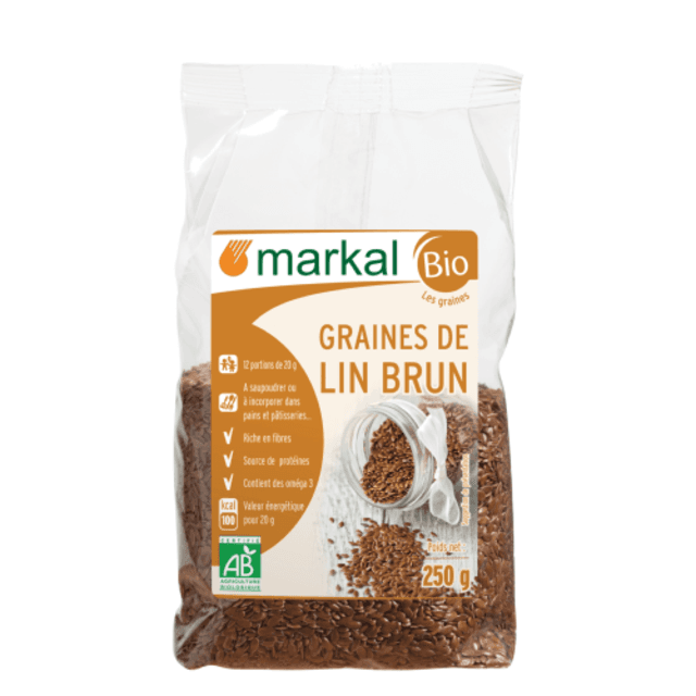 Brauner Leinsamen, Markal, 250 g*