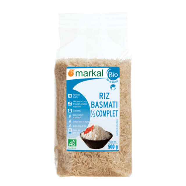 BIO Halbvollkorn Basmatireis, Markal, 500 g*
