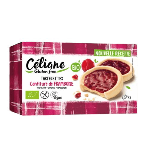 Tartelettes Sans Gluten À La Framboise, Céliane Glutenfree, 130 g*