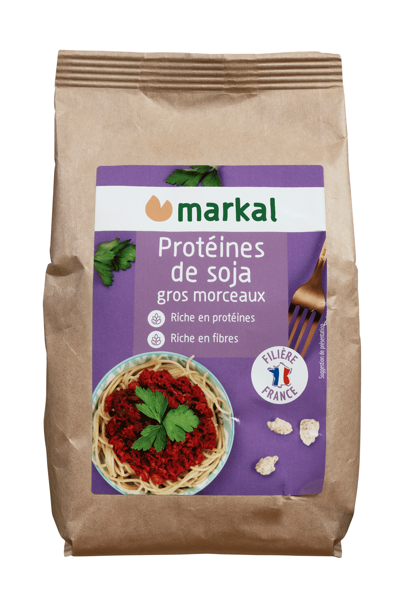 Protéines De Soja Gros Morceaux, Markal, 175 g*