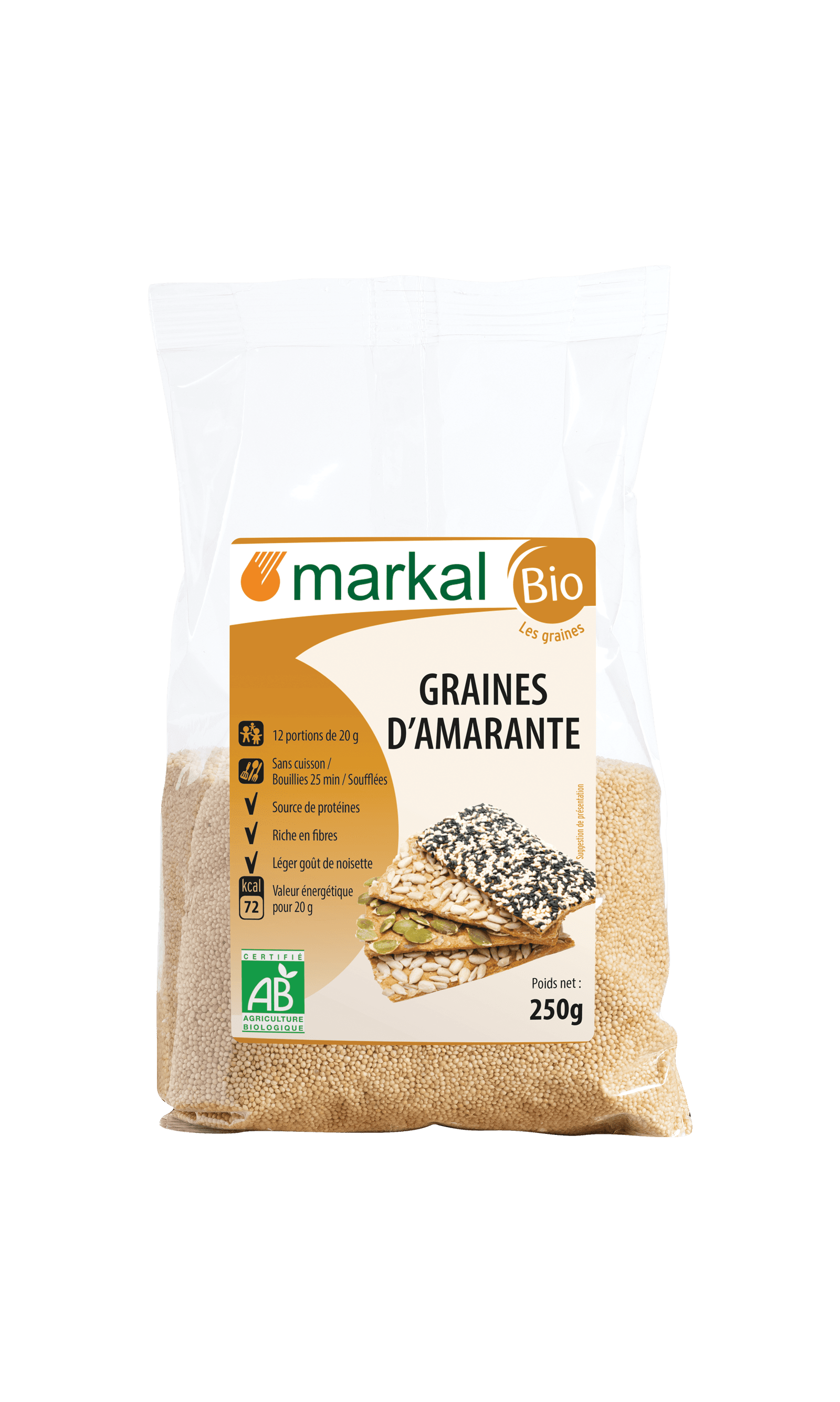 Amaranthkörner, Markal, 250 g*