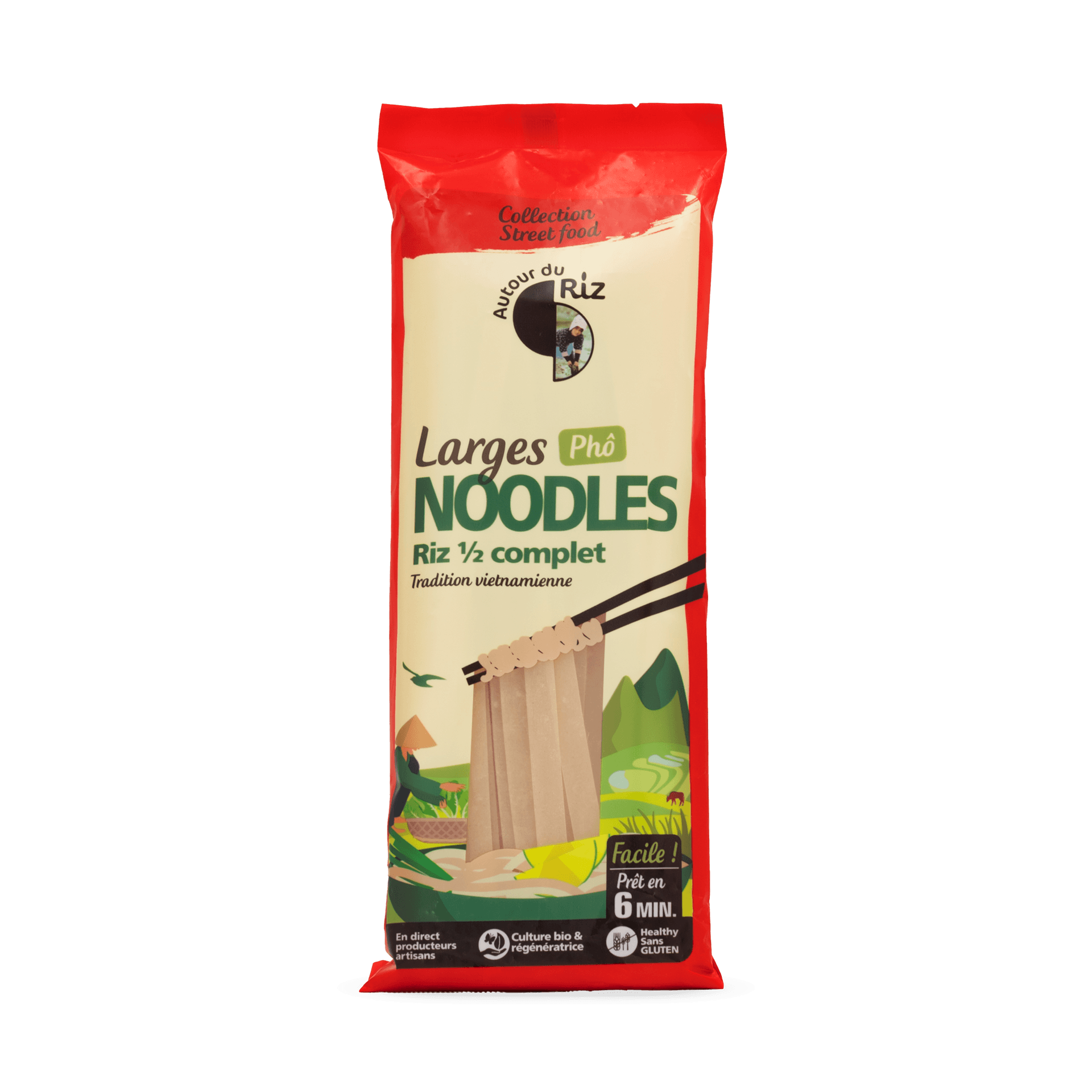 Vermicelles De Riz Thaï Rouge, Autour Du Riz, 240 g