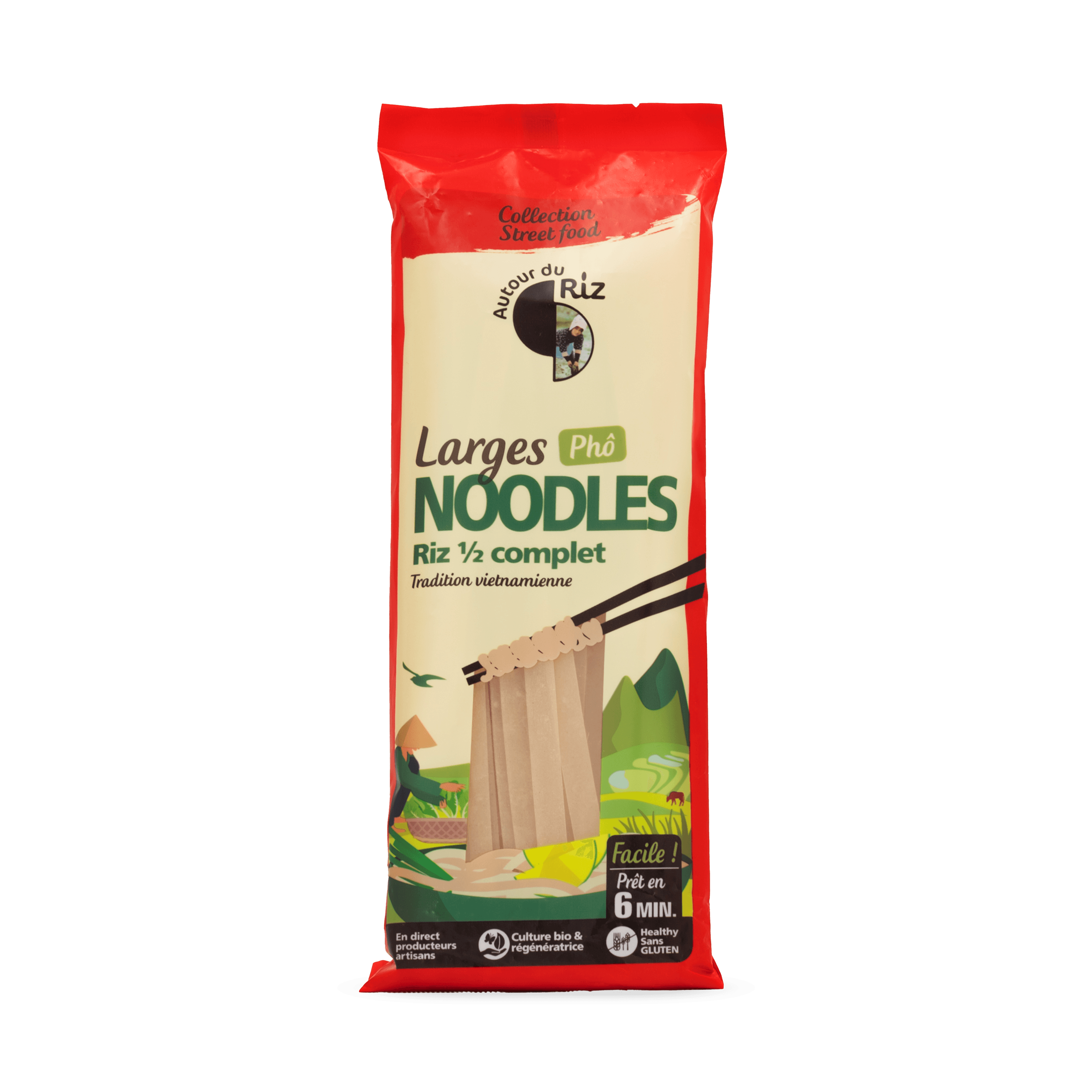 Vermicelles De Riz Thaï Rouge, Autour Du Riz, 240 g