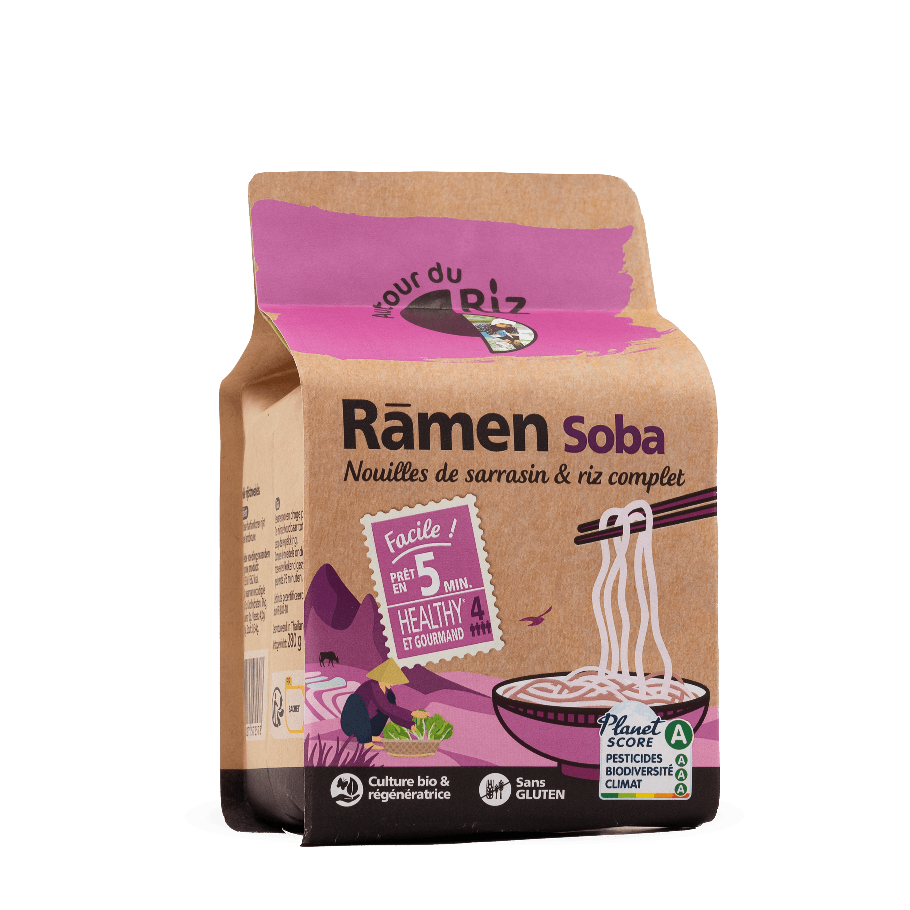 Feuilles De Riz Blanc Ø 22 Cm, Autour Du Riz, 150 g
