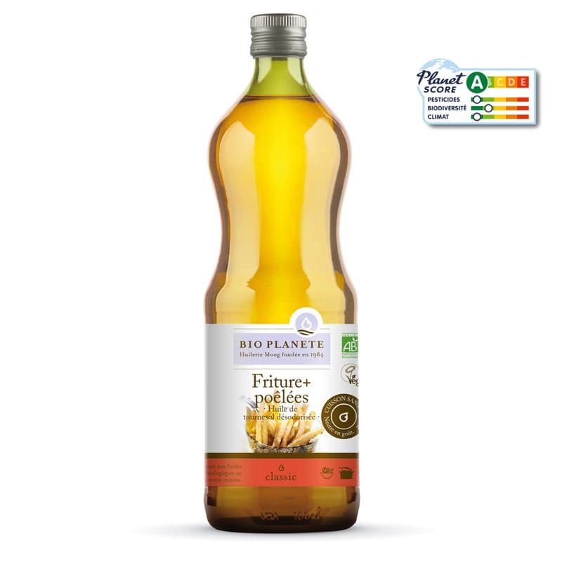 Huile Pour Friture Poêlées, BIO Planète, 1l*