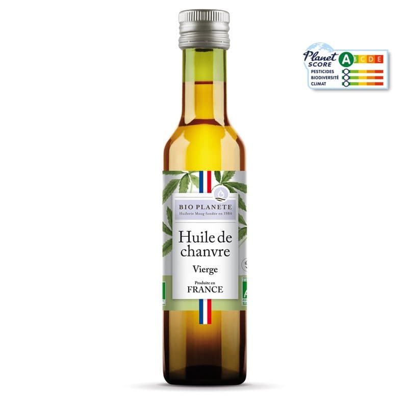 Huile De Chanvre Vierge, BIO Planète, 25 cl*