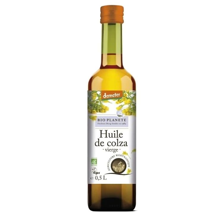 Huile De Colza Vierge Demeter, BIO Planète, 50 cl*