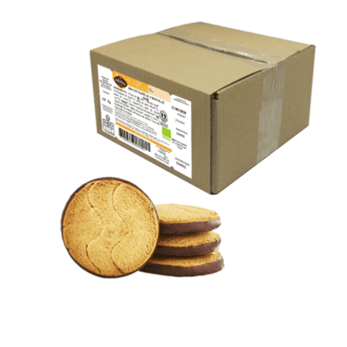 Biscuits Nappés Au Chocolat Noir, Belledonne, 3 kg*