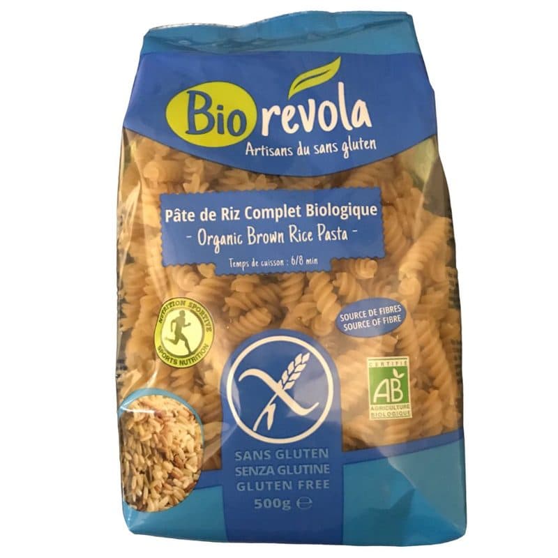 Fusilli Riz Complet Sans Gluten, Biorévola, 500 g*