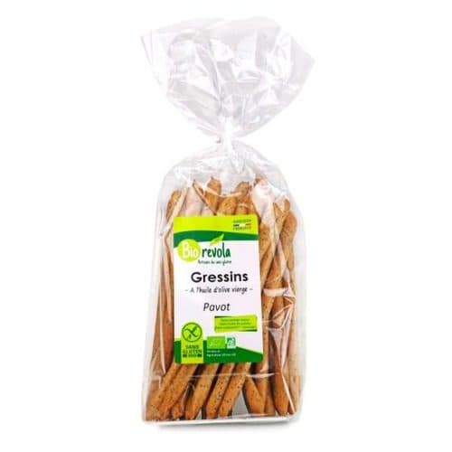 Gressins Au Pavot, Biorévola, 100 g*