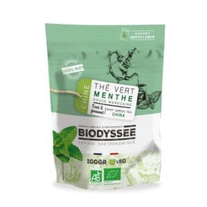 Thé Vert À La Menthe Marocaine, Biodyssée, 100 g*