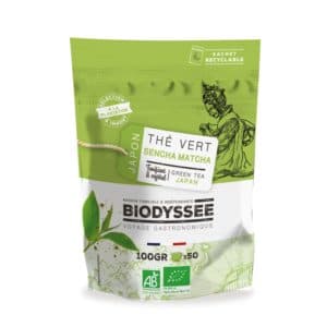 Thé Vert Sencha Matcha Du Japon, Biodyssée, 100 g*
