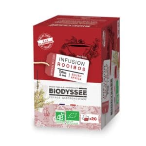 Rooibos Nature D'afrique Du Sud, Biodyssée, 20pcs*