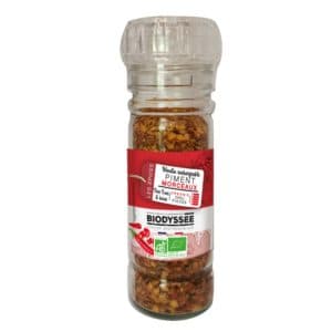 Moulin Piment Morceaux, Biodyssée, 35 g*