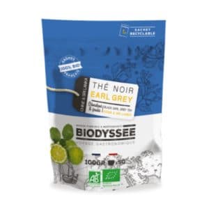 Thé Noir Earl Grey, Biodyssée, 100 g*