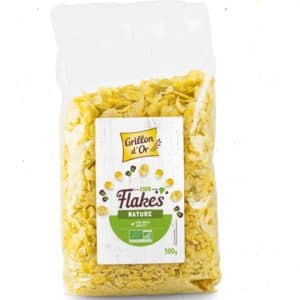 Corn Flakes Natures Sans Sucre Ajouté, Grillon D'or, 500 g*