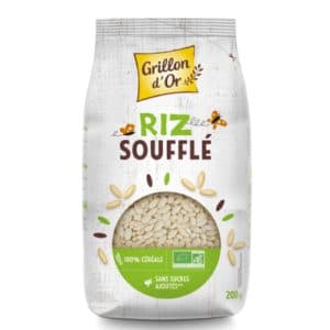 Riz Complet Soufflé, Grillon D'or, 200 g*