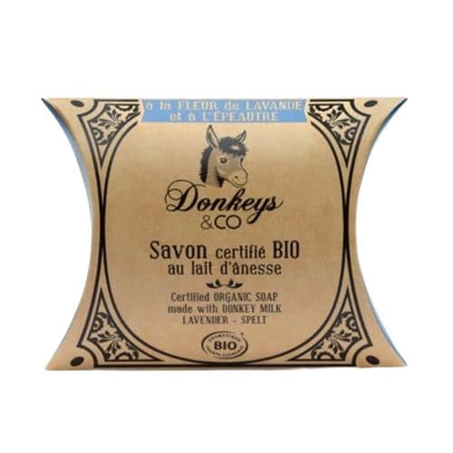 Savon Au Lait D'ânesse À La Fleur De Lavande Et À L'épeautre, Donkeys & Co, 100 g*