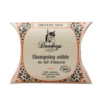 Shampoing Solide Pour Cheveux Gras, Donkeys & Co, 75 g*