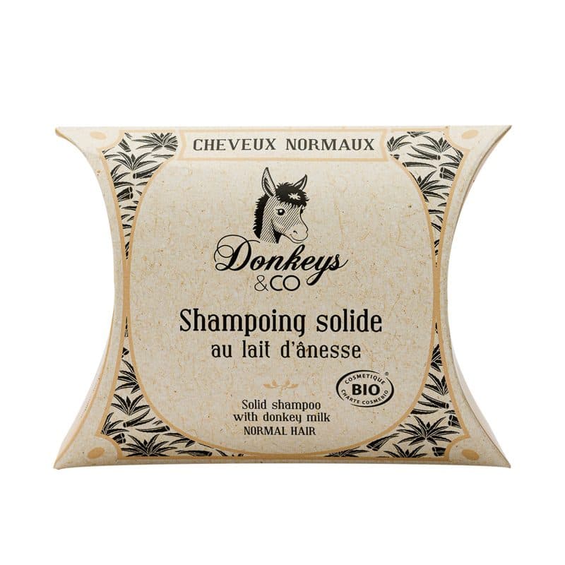 Shampoing Solide Pour Cheveux Normaux, Donkeys & Co, 75 g*