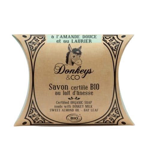 Savon Au Lait D'ânesse À L'amande Douce Et Au Laurier, Donkeys & Co, 100 g*