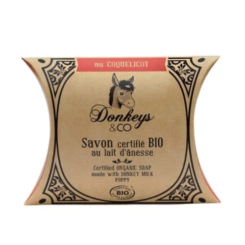 Savon Au Lait D'ânesse Au Coquelicot, Donkeys & Co, 100 g*