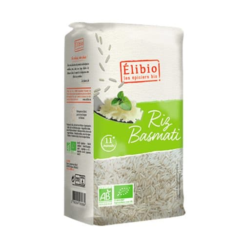 Riz Basmati Blanc BIO, Elibio, 1 kg*