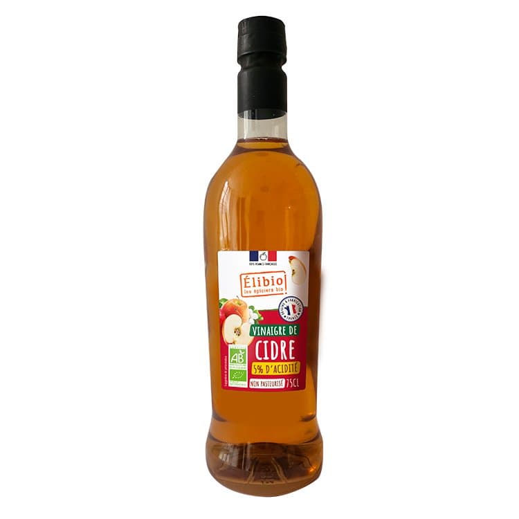 Vinaigre de cidre 5%, Elibio, 750 ml*