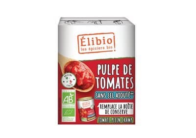 Pulpe de tomates, Elibio, 390 g*