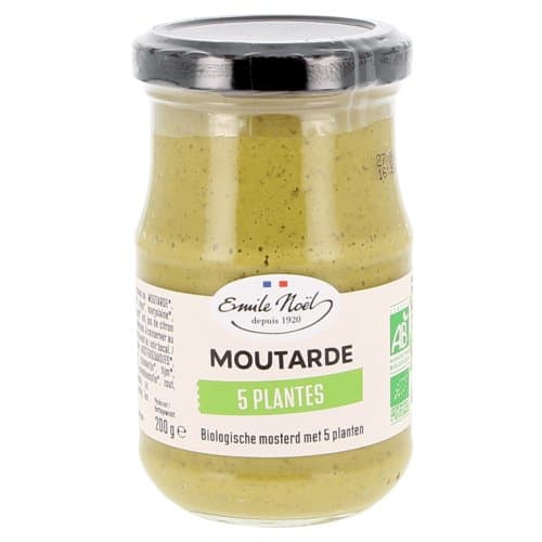 Moutarde 5 plantes bio, Emile Noël, 200 g*