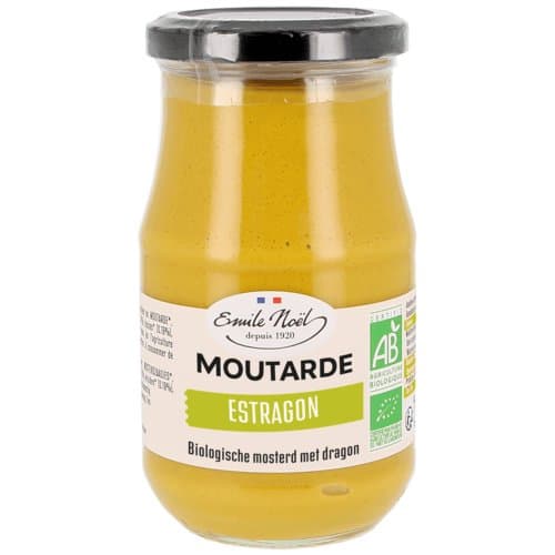 Moutarde Estragon bio, Emile Noël, 200 g*