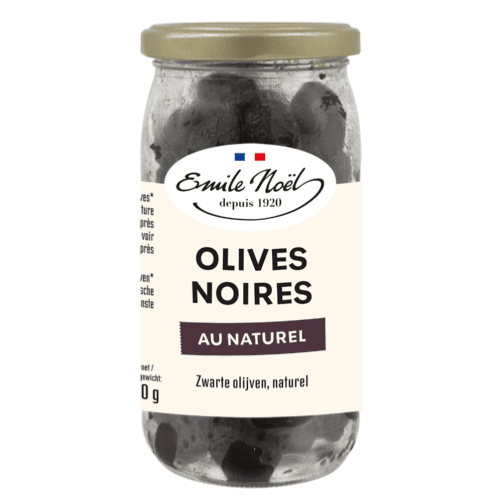 Olives Noires Au Naturel BIO, Emile Noël, 250 g*