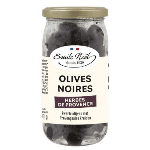 Olives Noires Herbes De Provence BIO, Emile Noël, 250 g*