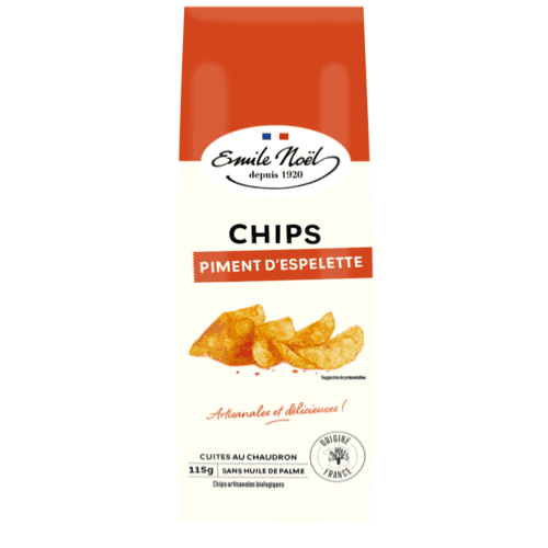 Chips Piment D'espelette BIO, Emile Noël, 115 g*