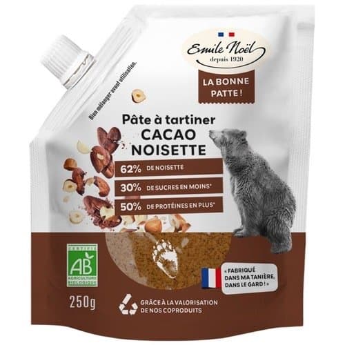 Pâte à tartiner cacao noisette bio, Emile Noël, 250 g*