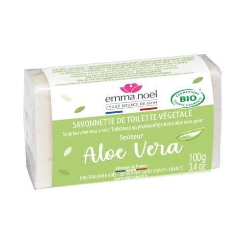 Savonnette Aloe Vera BIO, Emma Noël, 100 g*