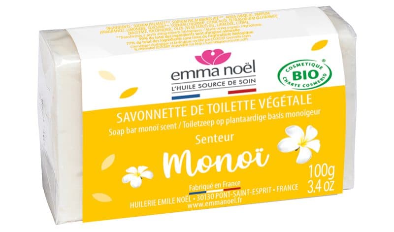 Savonnette Monoï, Emma Noël, 100 g*