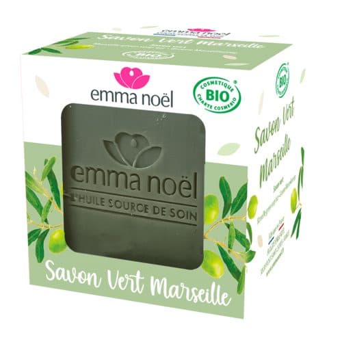 Savon Vert Marseille Cosmebio, Emma Noël, 400 g*