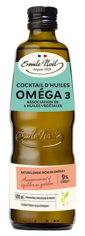Huile Oméga 3 BIO Equitable, Emile Noël, 0.5l